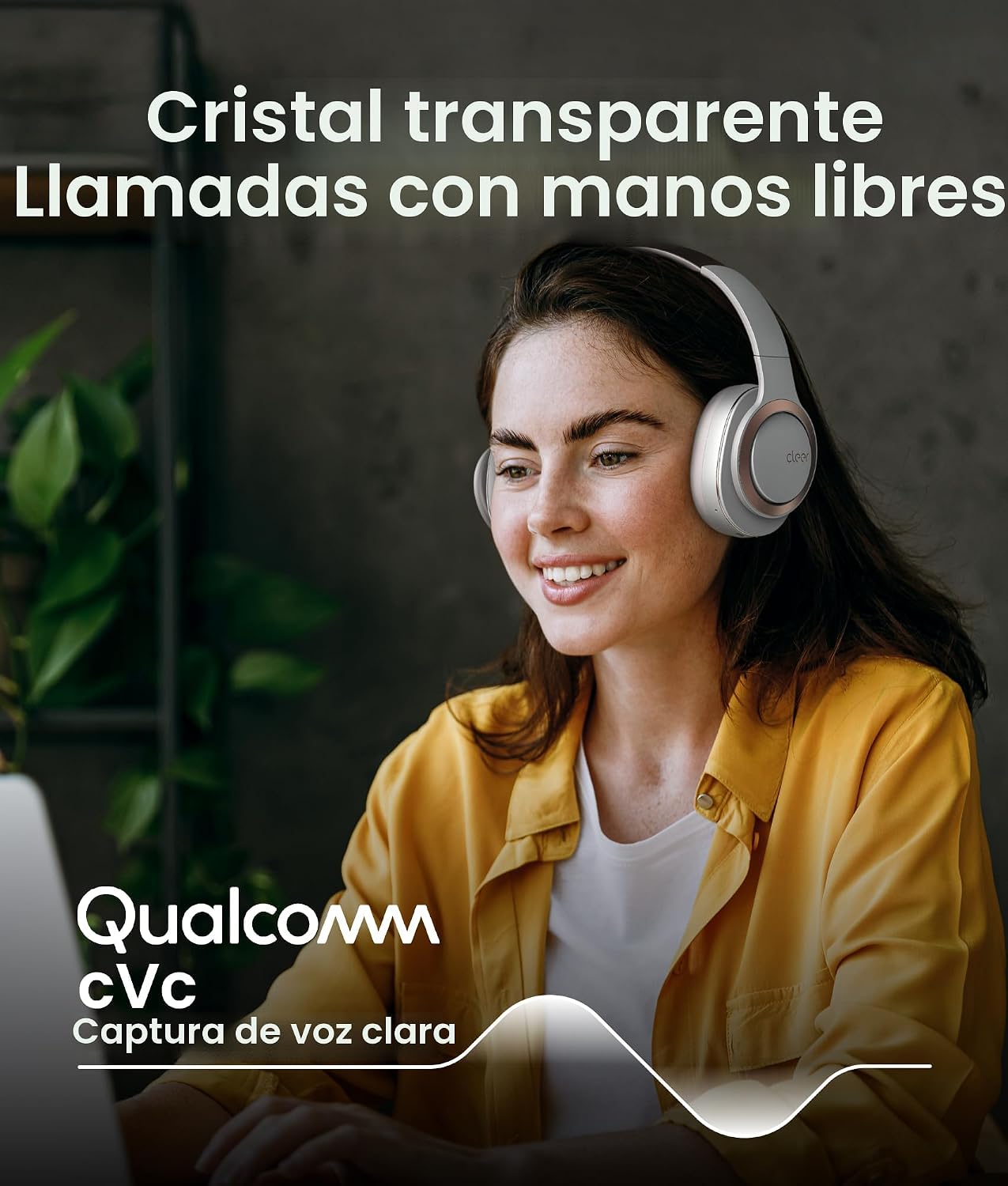 AUDÍFONOS CLEER ENDURO ANC CON CANCELACIÓN DE RUIDO, GRIS CLARO - 4