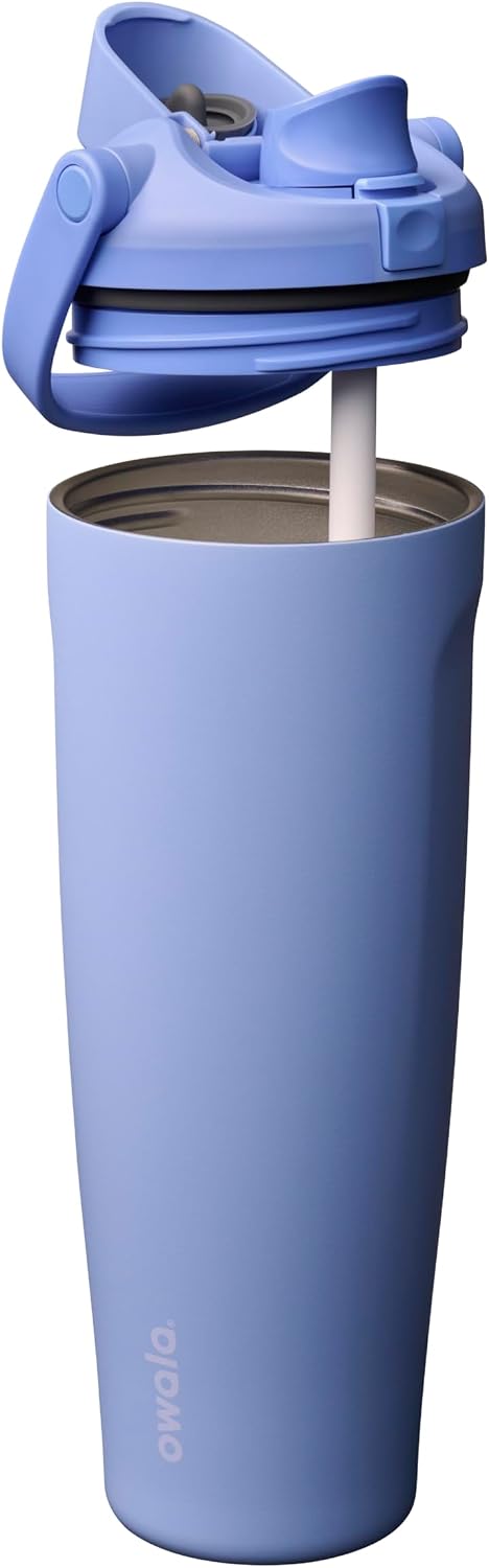 BOTELLA DE AGUA OWALA FREESIP SWAY ACERO INOXIDABLE 40 OZ AZUL - 2