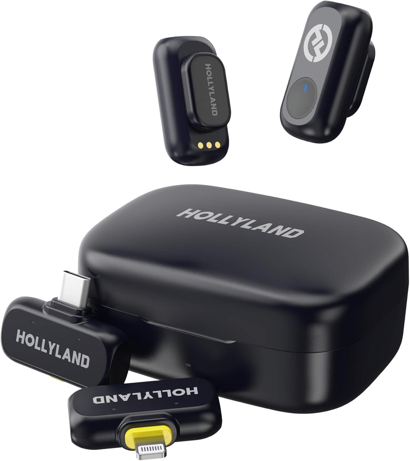 MICRÓFONO INALÁMBRICO HOLLYLAND LARK A1 CON RECEPTOR LIGHTNING PARA IPHONE/IPAD - 4