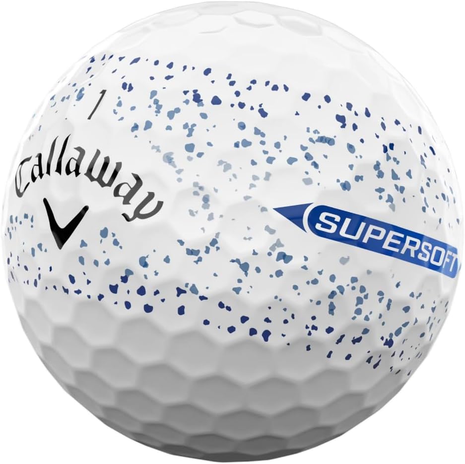 PELOTAS DE GOLF CALLAWAY SUPERSOFT 2025 AZUL CON ALINEACIÓN 360 - 4