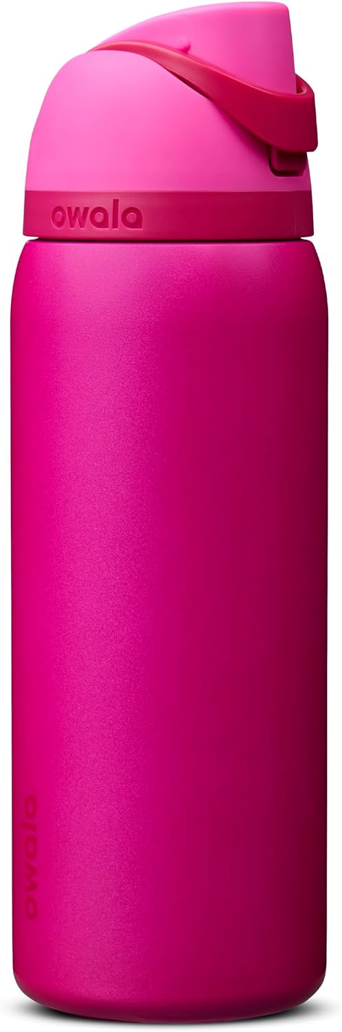 BOTELLA DE AGUA OWALA FREESIP ACERO INOXIDABLE 32 OZ READ MY LIPS - 1