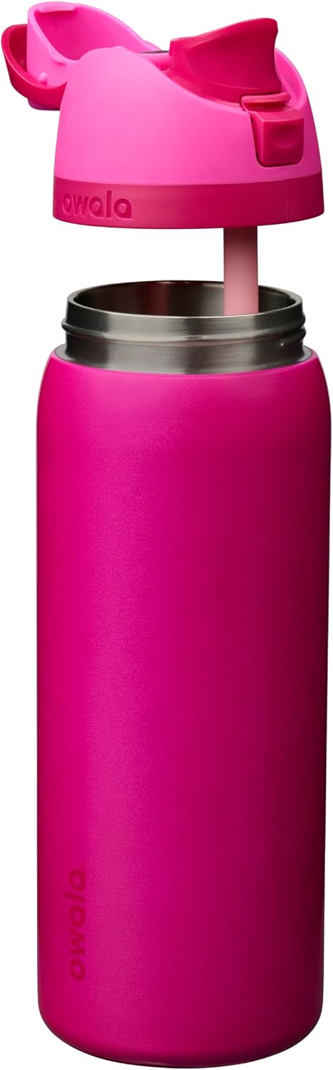 BOTELLA DE AGUA OWALA FREESIP ACERO INOXIDABLE 32 OZ READ MY LIPS - 2