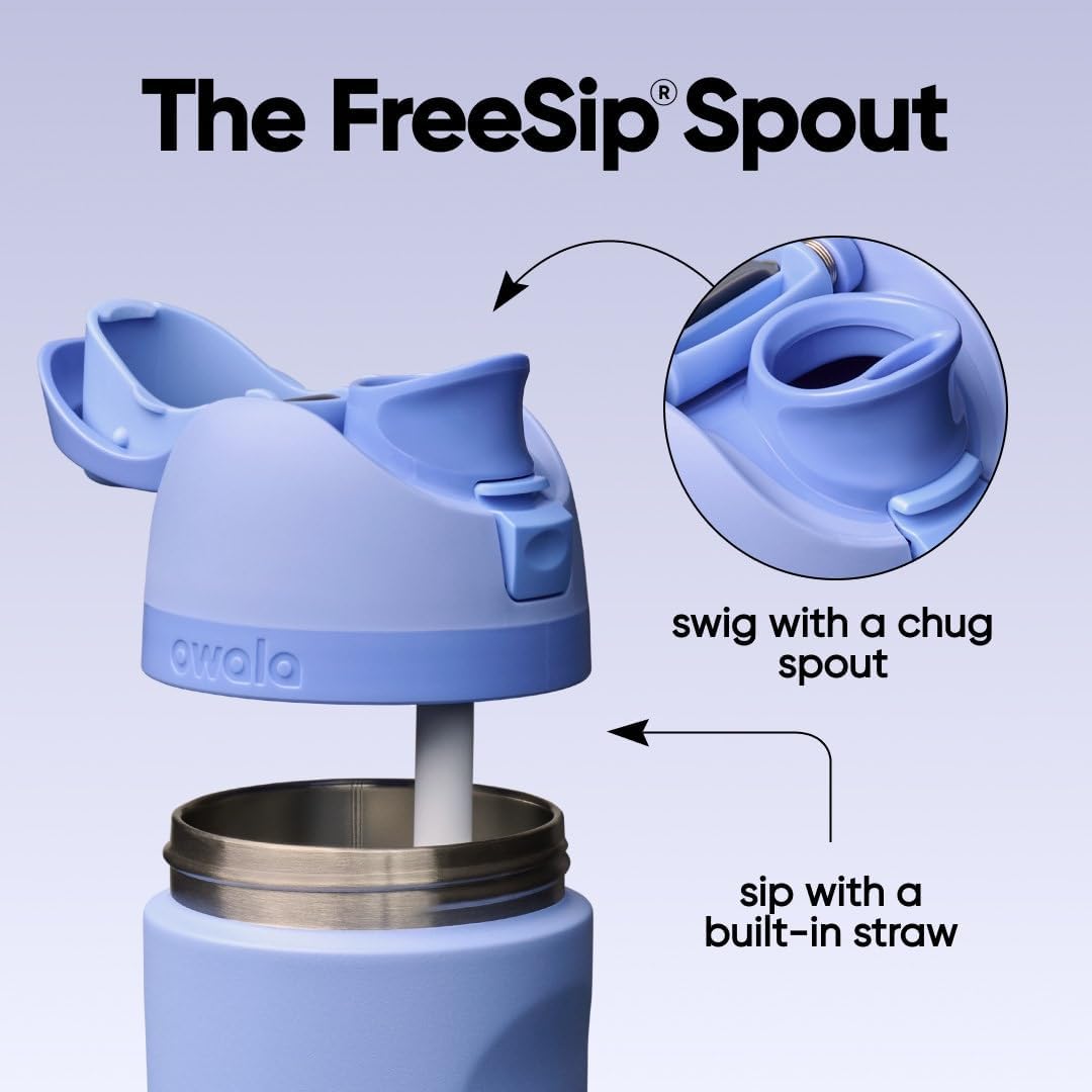BOTELLA DE AGUA OWALA FREESIP ACERO INOXIDABLE 24 OZ AZUL - 3