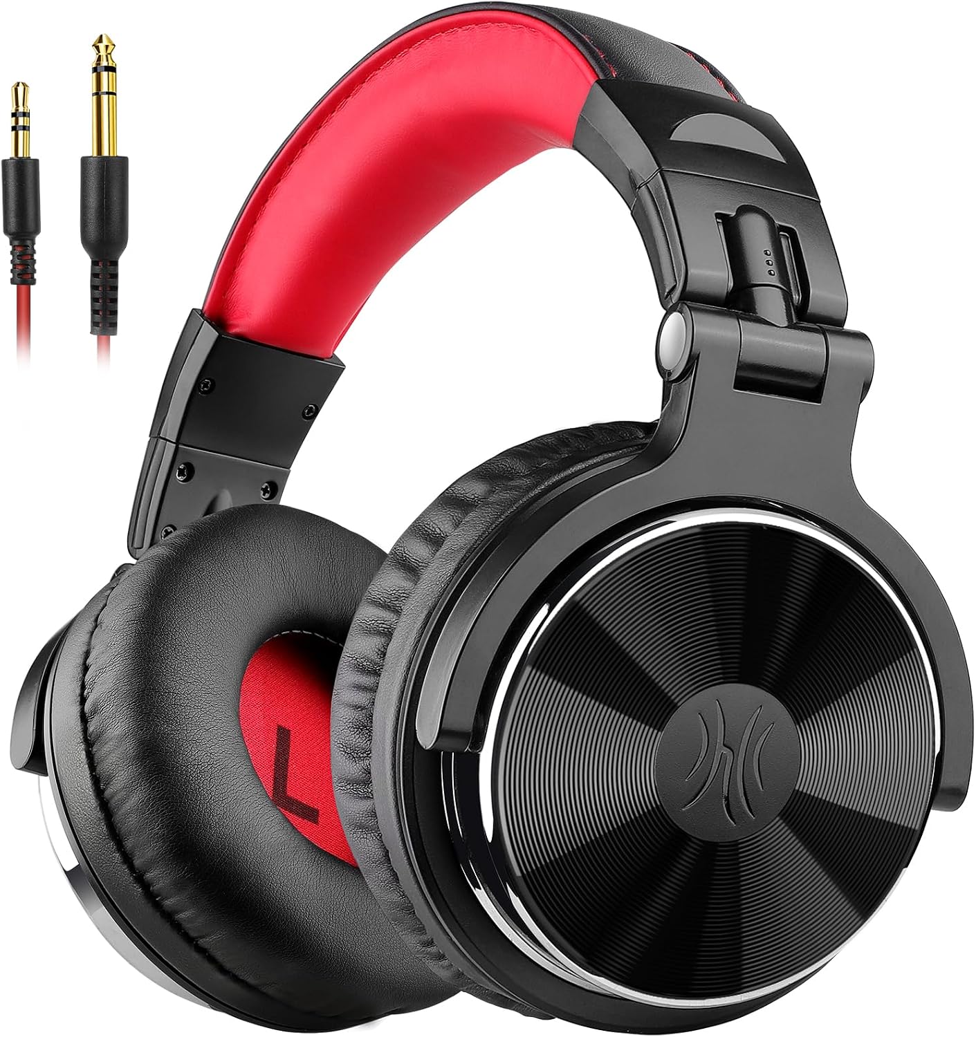 AUDÍFONOS ONEODIO STUDIO PRO-10 DJ OVER-EAR ROJO - 1