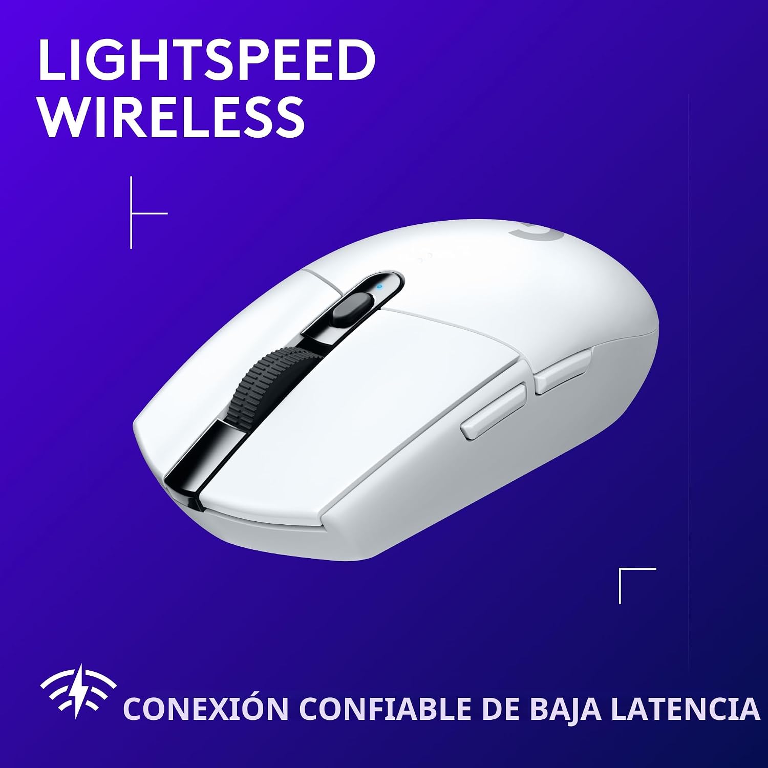 MOUSE GAMER LOGITECH G305 LIGHTSPEED WIRELESS BLANCO - 3