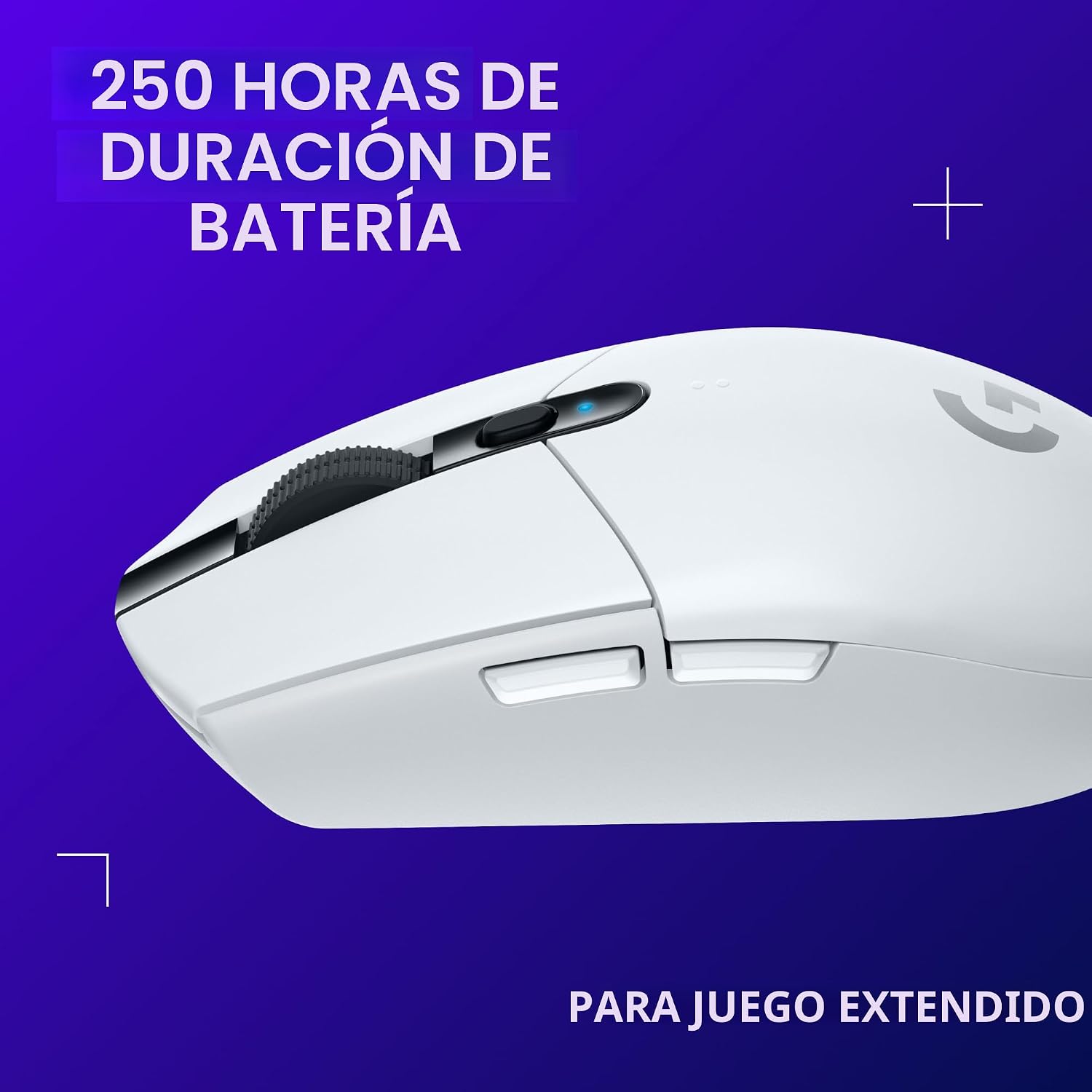MOUSE GAMER LOGITECH G305 LIGHTSPEED WIRELESS BLANCO - 4