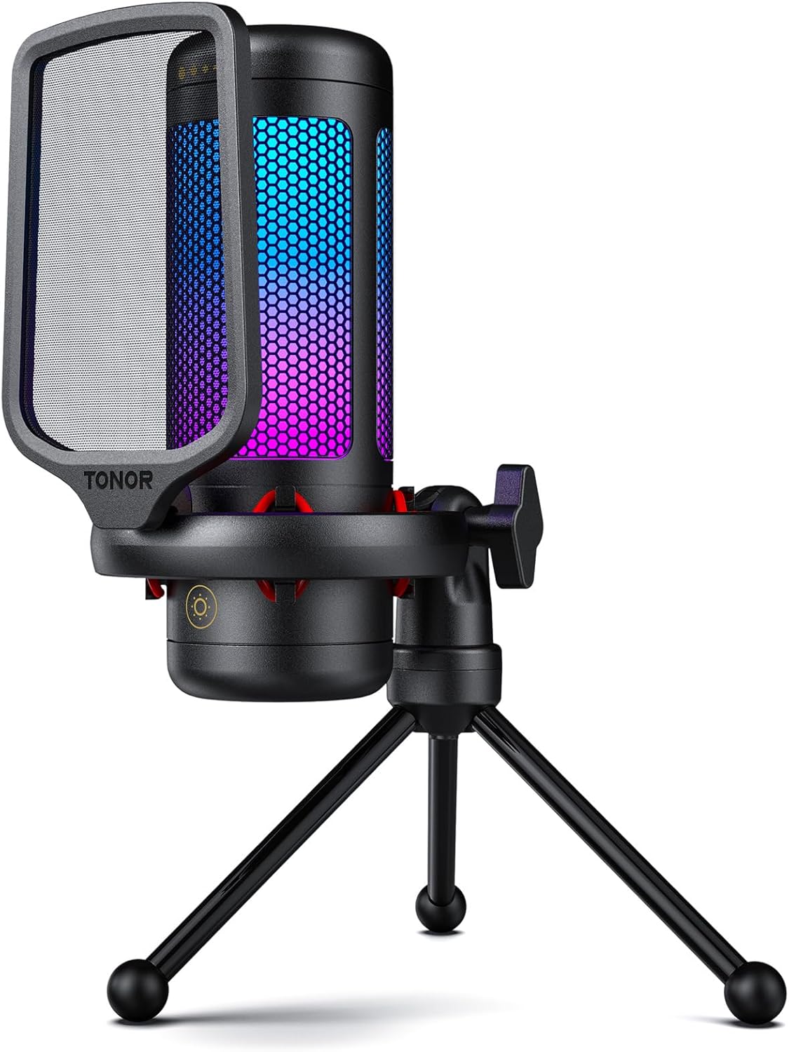 MICRÓFONO TONOR TC310 CONDENSADOR USB CON RGB PARA GAMING - 1
