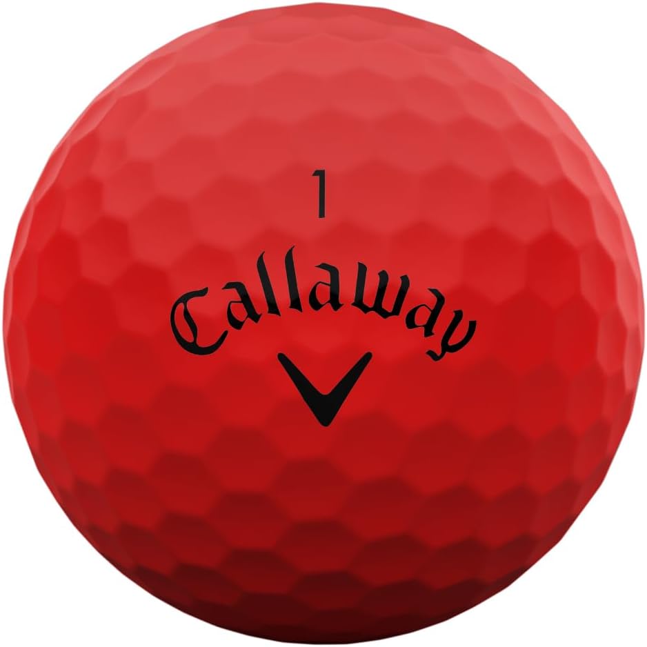 PELOTA DE GOLF CALLAWAY SUPERSOFT 2025 ROJA MATE - 2