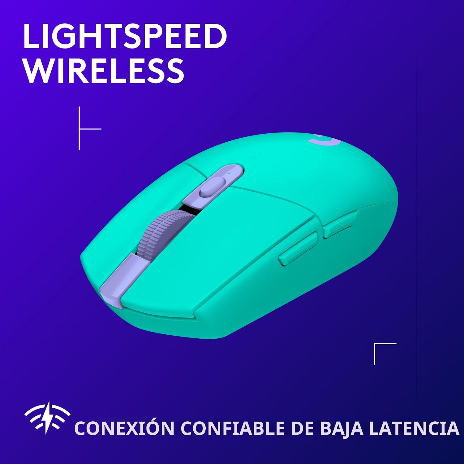 MOUSE GAMER LOGITECH G305 LIGHTSPEED WIRELESS MINT - 3