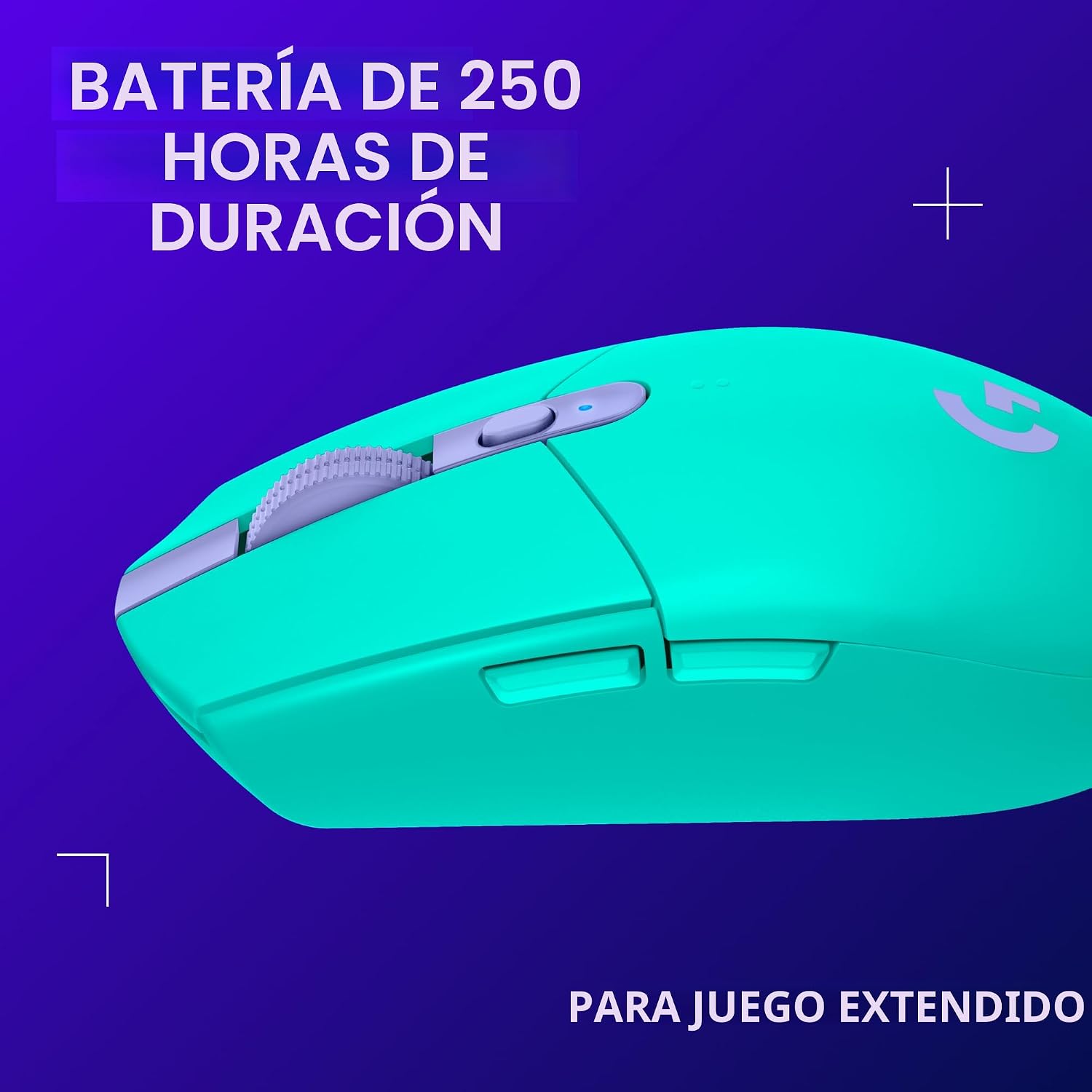 MOUSE GAMER LOGITECH G305 LIGHTSPEED WIRELESS MINT - 4