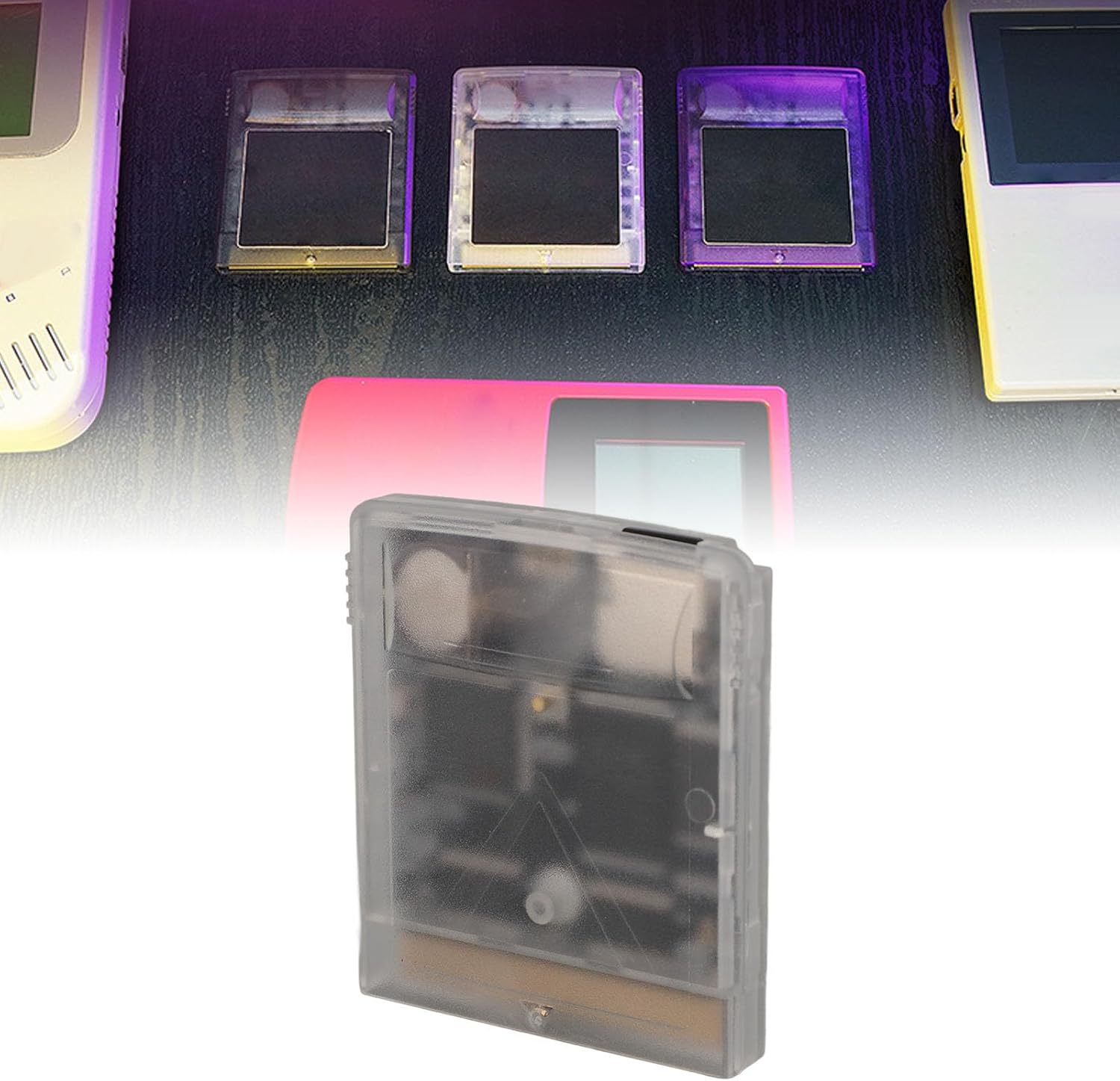 CARTUCHO DE JUEGOS ZOPSC FLASH MEMORY PARA GAMEBOY 8GB BLANCO TRANSPARENTE 1000 EN 1 - 4