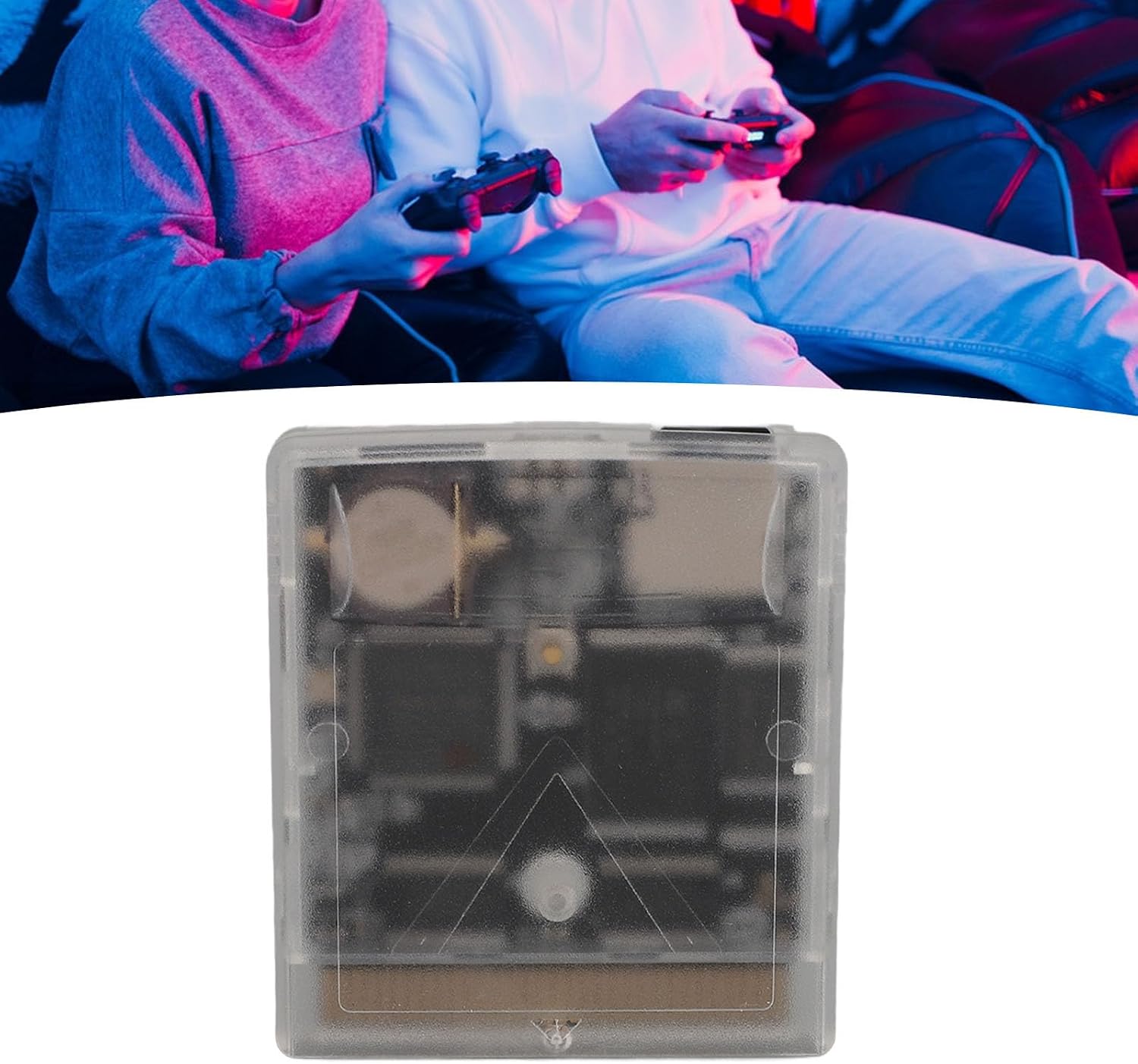 CARTUCHO DE JUEGOS ZOPSC FLASH MEMORY PARA GAMEBOY 8GB BLANCO TRANSPARENTE 1000 EN 1 - 5