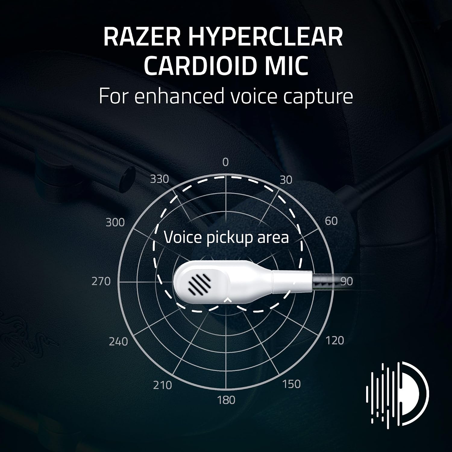 HEADSET RAZER BLACKSHARK V2 X WIRED PLAYSTATION BLANCO - 3