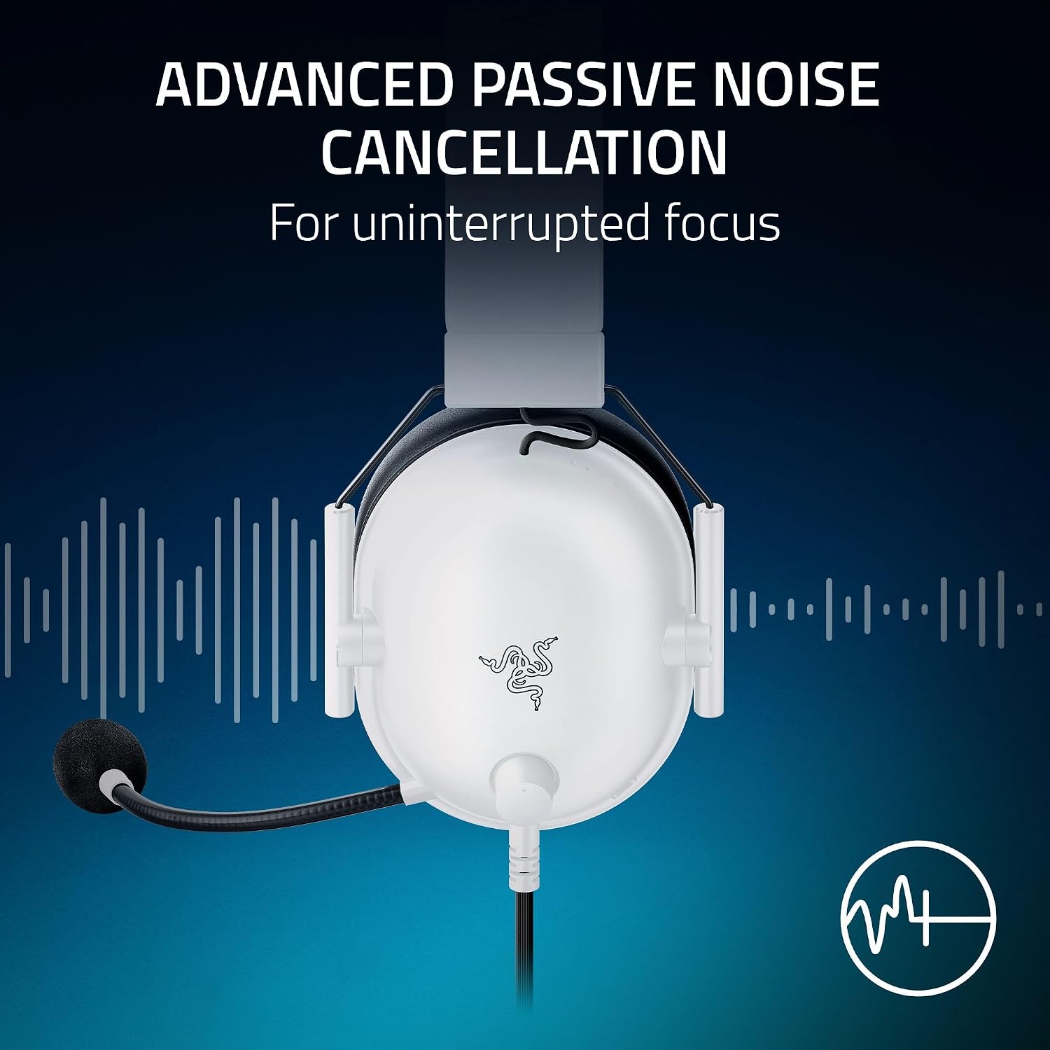 HEADSET RAZER BLACKSHARK V2 X WIRED PLAYSTATION BLANCO - 4