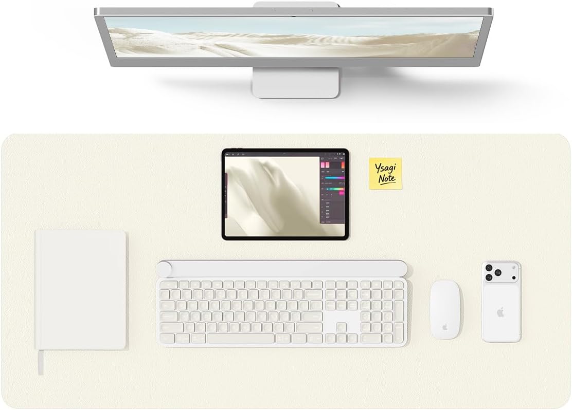 MOUSE PAD YSAGI DESK PROTECTOR CUERO PU ANTIDESLIZANTE IMPERMEABLE - 1