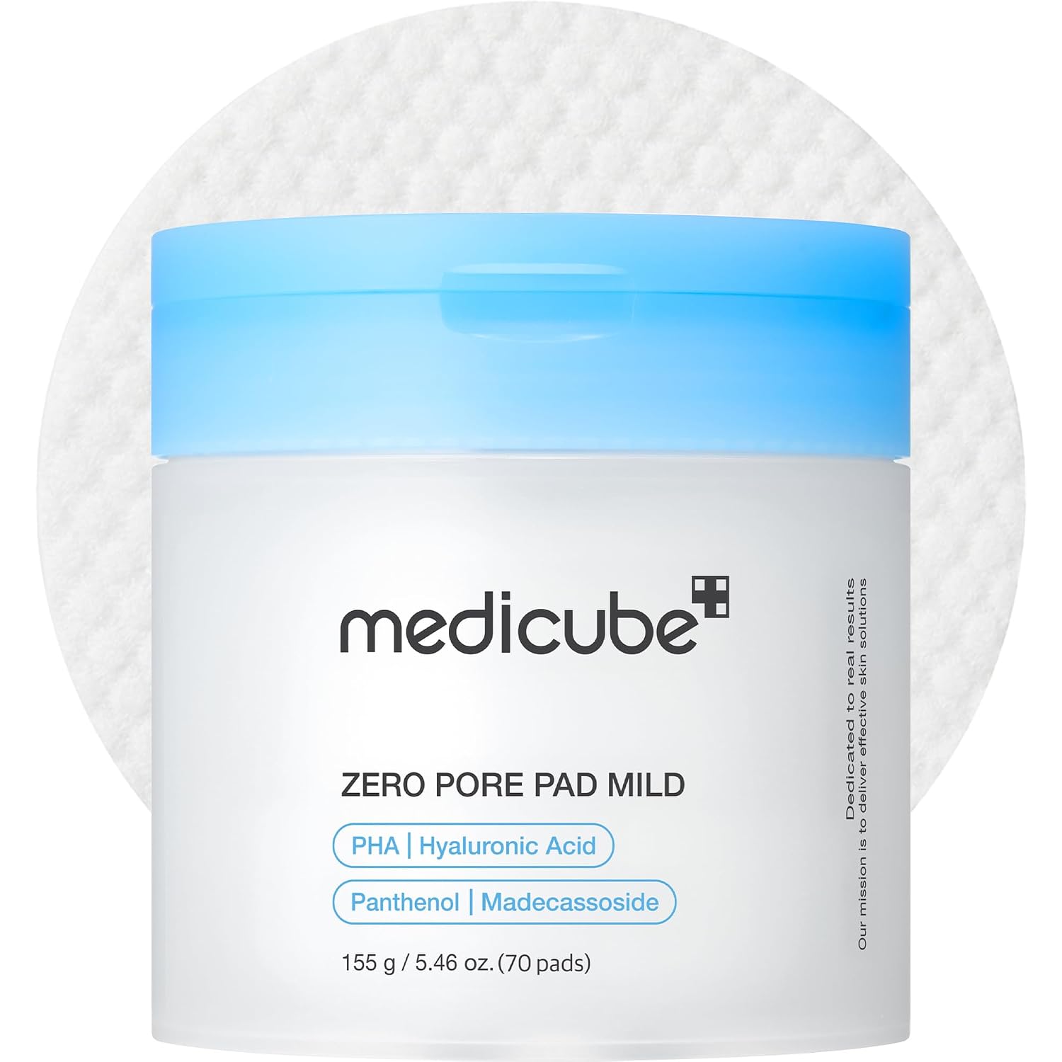 TÓNICO EN DISCOS MEDICUBE ZERO PORE PAD MILD 2.0 EXFOLIANTE SUAVE - 1