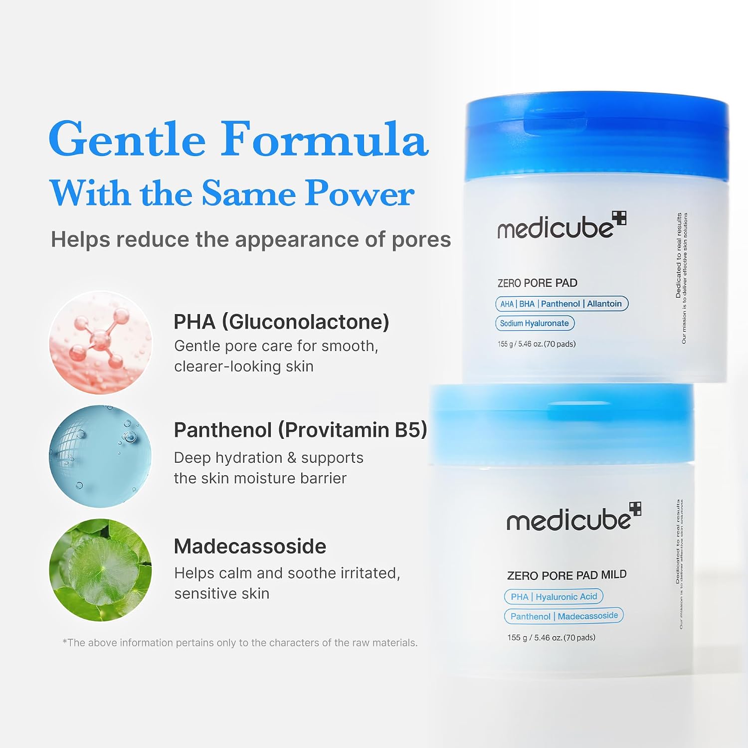 TÓNICO EN DISCOS MEDICUBE ZERO PORE PAD MILD 2.0 EXFOLIANTE SUAVE - 4