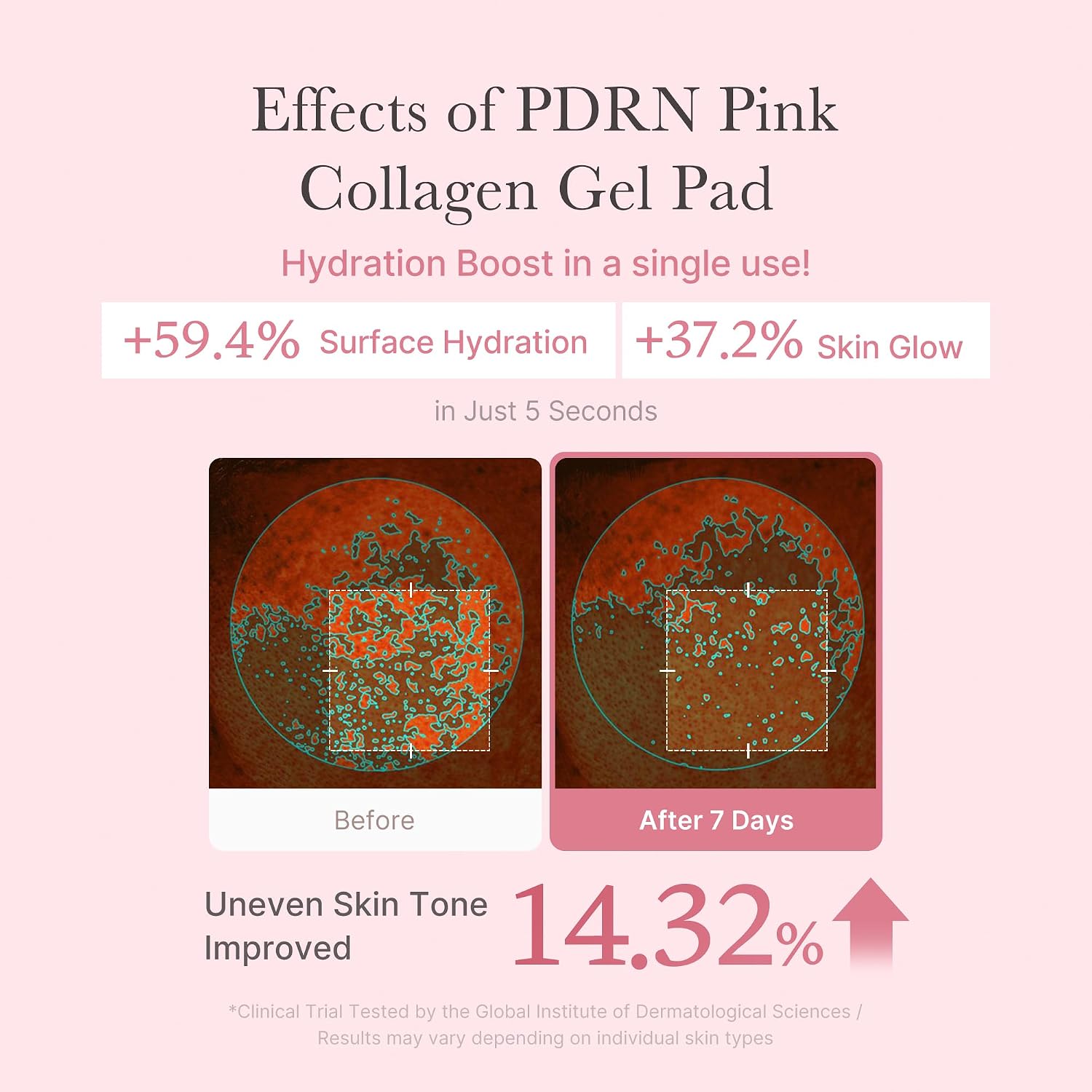 TÓNICO EN DISCOS MEDICUBE SALMON DNA PDRN COLÁGENO ROSA CALMANTE - 5