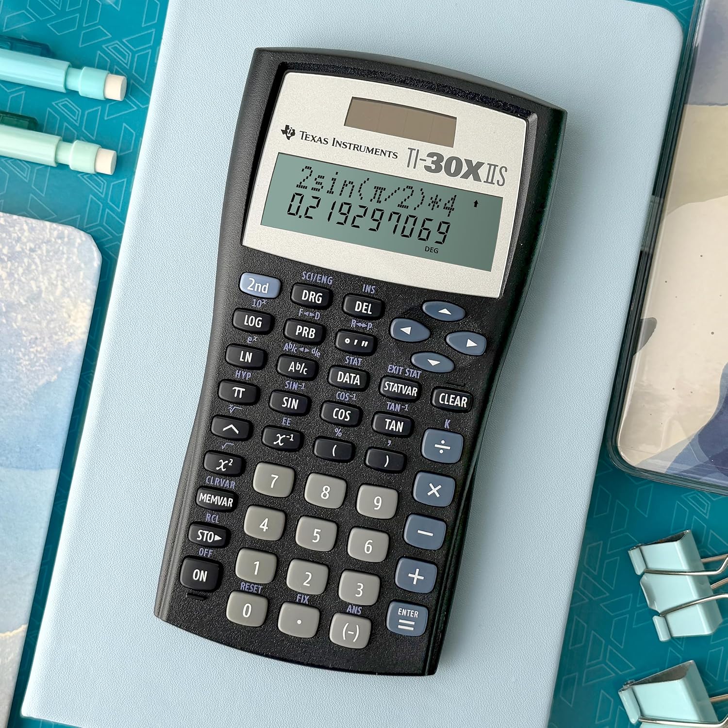 CALCULADORA CIENTÍFICA TEXAS INSTRUMENTS TI-30XIIS NEGRA - 3