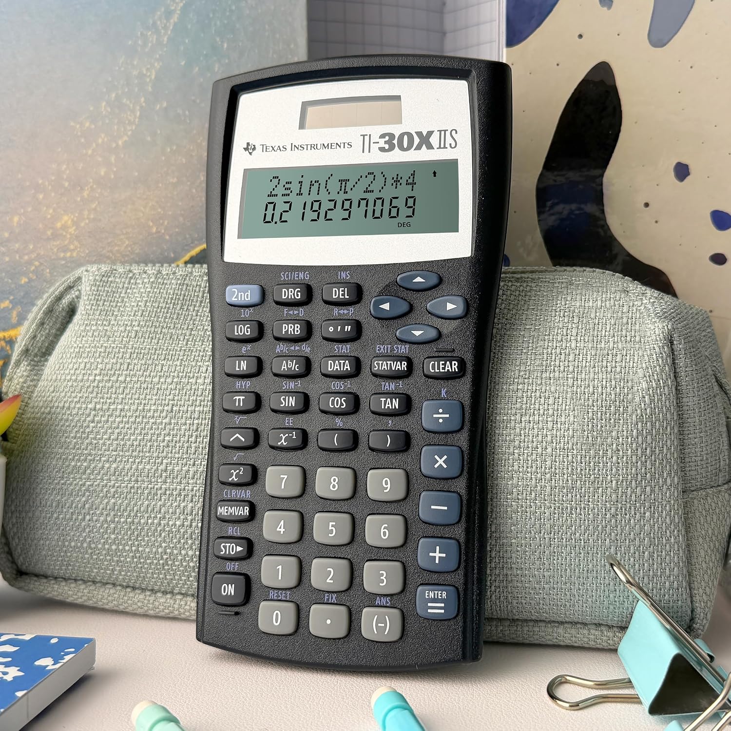 CALCULADORA CIENTÍFICA TEXAS INSTRUMENTS TI-30XIIS NEGRA - 4