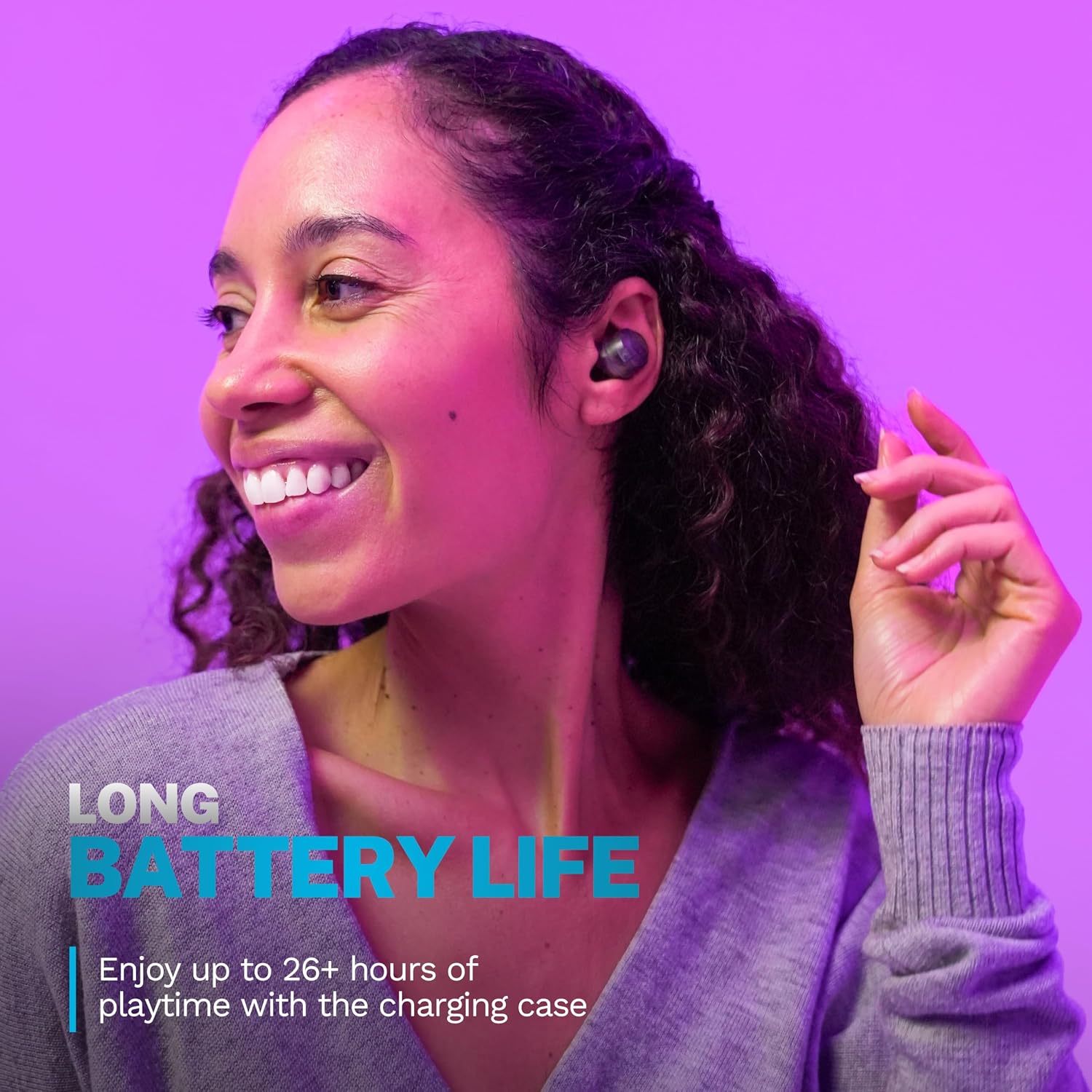 AUDÍFONOS JLAB GO AIR POP+ TRUE WIRELESS CON BLUETOOTH 5.3 - 4