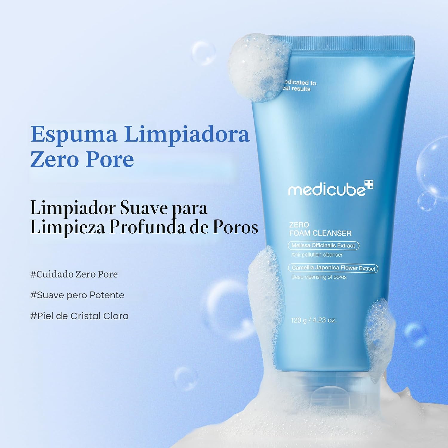 LIMPIADOR FACIAL MEDICUBE ZERO FOAM CLEANSER PARA POROS Y CONTROL DE GRASA - 2