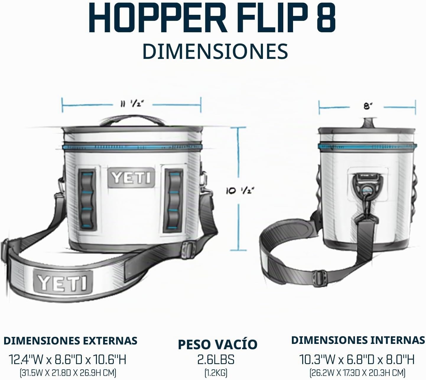 COOLER PORTÁTIL YETI HOPPER FLIP 8 - 4