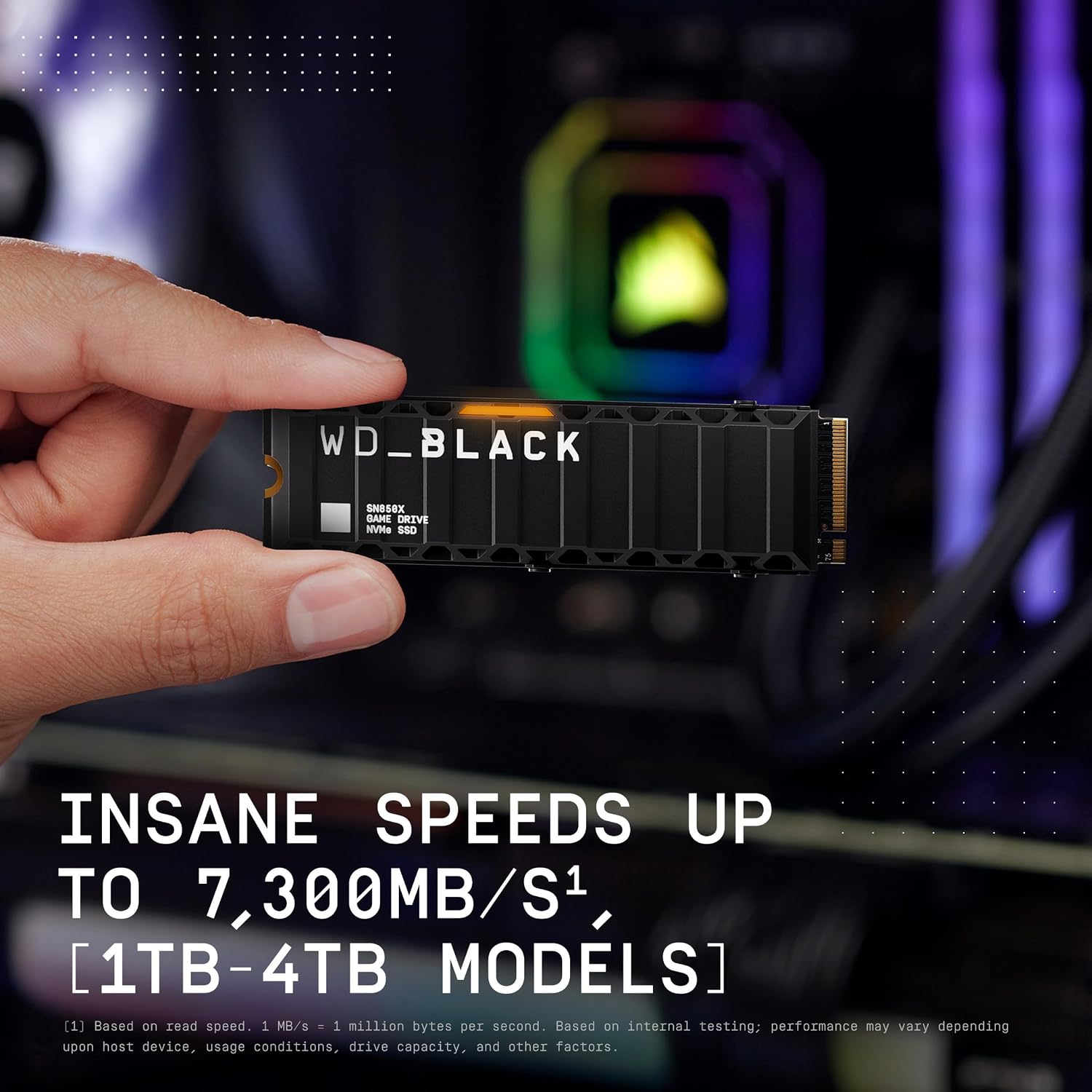 SSD NVME WD_BLACK SN850X 4TB M.2 2280 CON DISIPADOR TÉRMICO - 3
