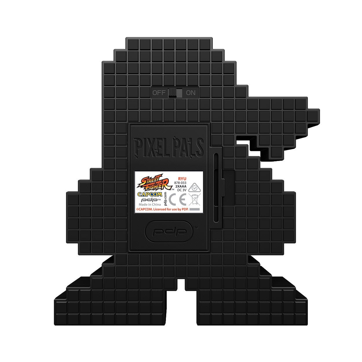 FIGURA COLECCIONABLE PIXEL PALS CAPCOM STREET FIGHTER RYU CON LUZ - 4