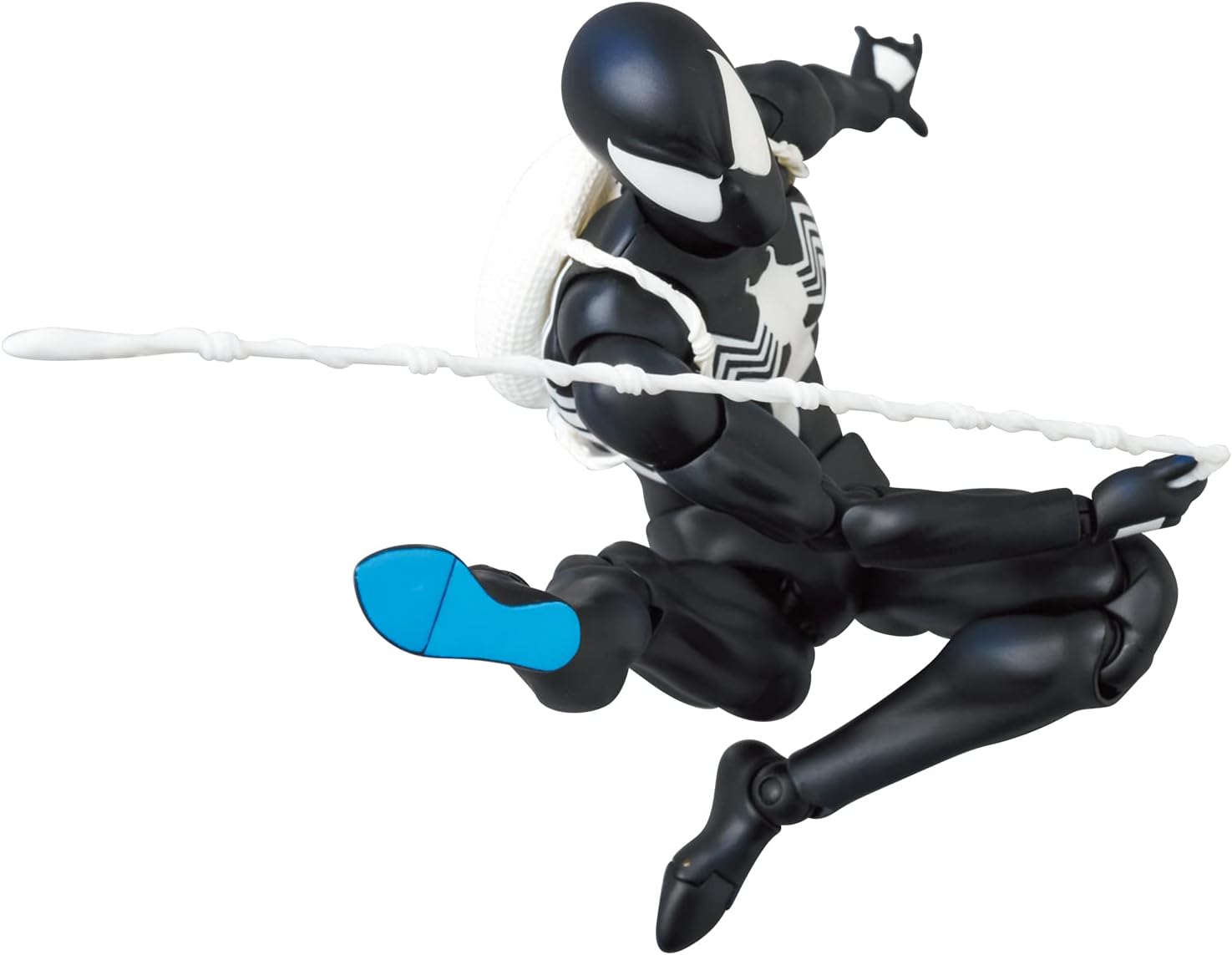FIGURA DE ACCIÓN MAFEX SPIDER-MAN TRAJE NEGRO VERSIÓN CÓMIC 155 MM - 1