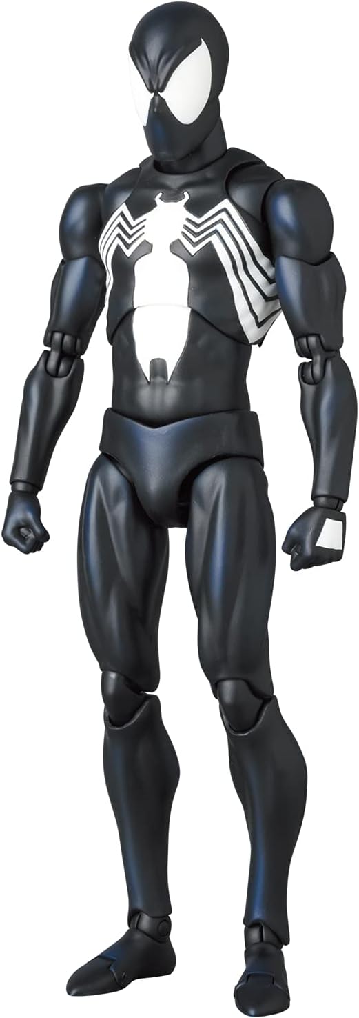 FIGURA DE ACCIÓN MAFEX SPIDER-MAN TRAJE NEGRO VERSIÓN CÓMIC 155 MM - 2