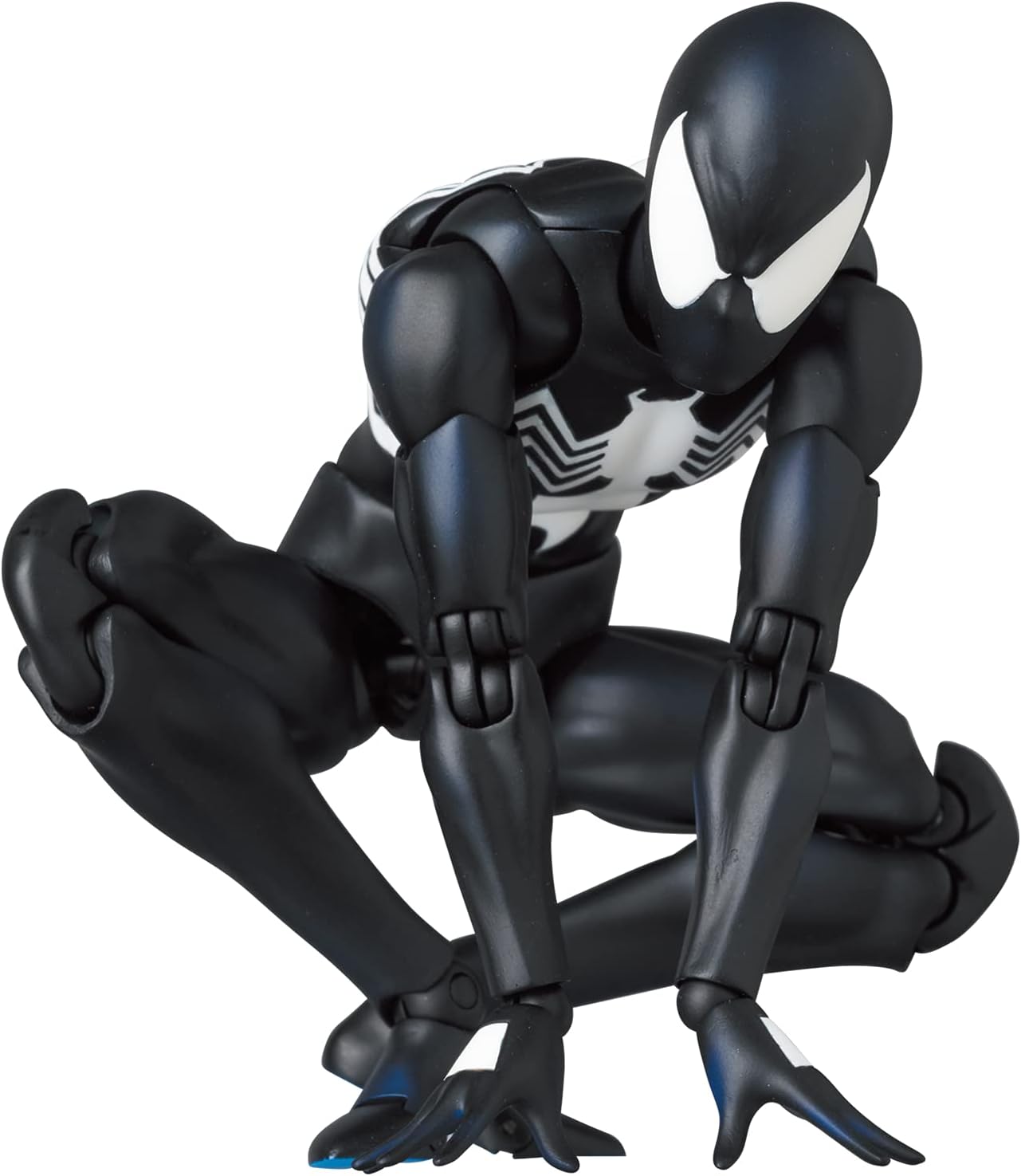 FIGURA DE ACCIÓN MAFEX SPIDER-MAN TRAJE NEGRO VERSIÓN CÓMIC 155 MM - 4