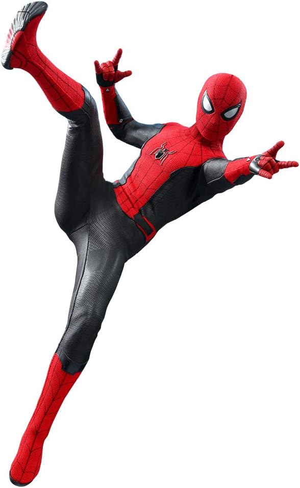 FIGURA DE ACCIÓN SPIDER-MAN UPGRADED SUIT SIXTH SCALE 1/6 HOT TOYS MOVIE MASTERPIECE MMS542 - 1