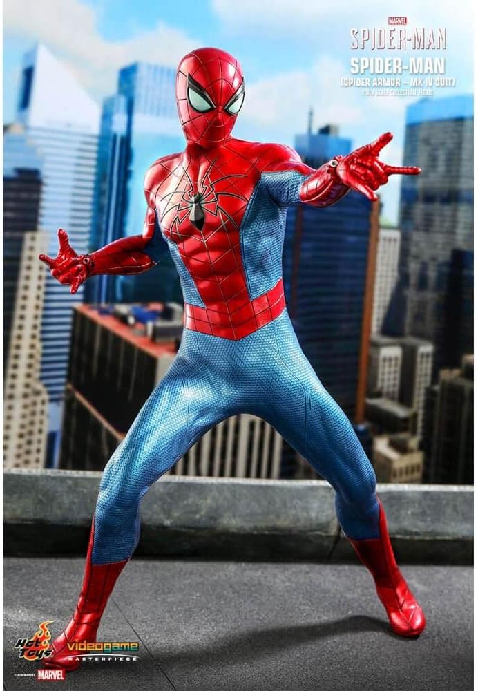 FIGURA DE ACCIÓN HOT TOYS SPIDER-MAN SPIDER ARMOR MK IV SUIT ESCALA 1/6 30 CM - 2