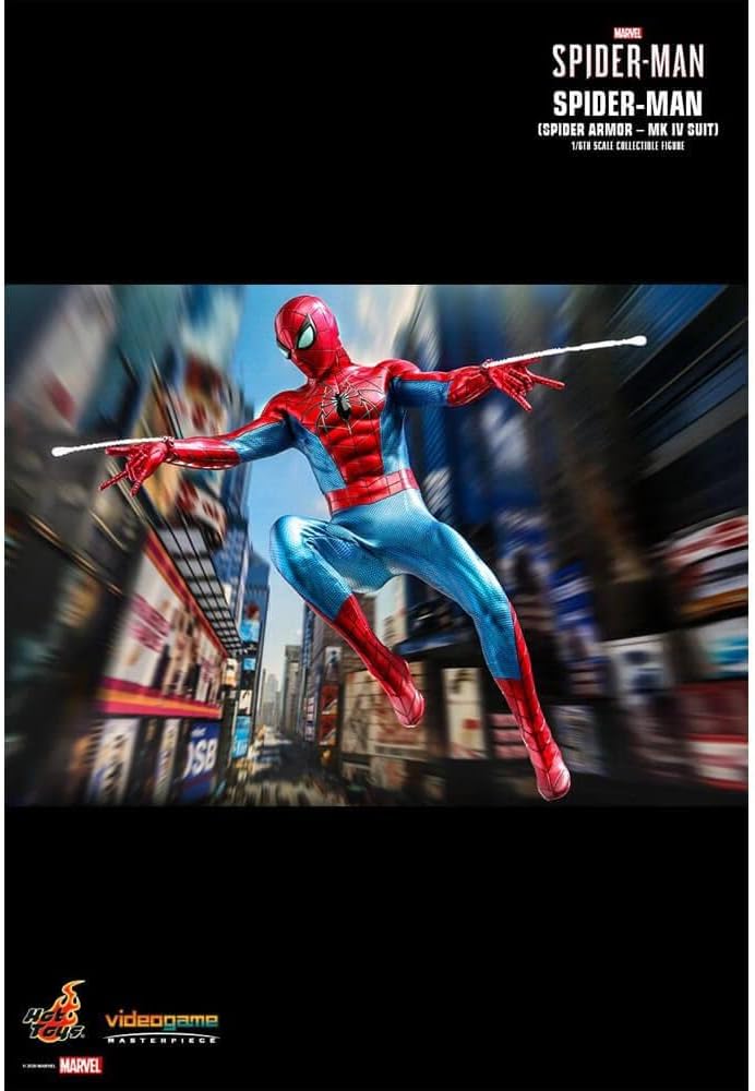 FIGURA DE ACCIÓN HOT TOYS SPIDER-MAN SPIDER ARMOR MK IV SUIT ESCALA 1/6 30 CM - 3
