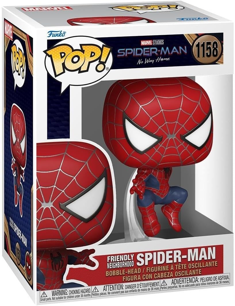 FIGURA COLECCIONABLE FUNKO POP MARVEL SPIDER-MAN NO WAY HOME FRIENDLY NEIGHBORHOOD SPIDER-MAN - 1