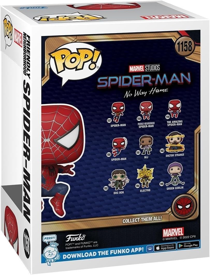 FIGURA COLECCIONABLE FUNKO POP MARVEL SPIDER-MAN NO WAY HOME FRIENDLY NEIGHBORHOOD SPIDER-MAN - 3