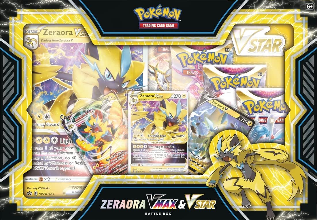 JUEGO DE CARTAS POKÉMON TCG ZERAORA VMAX VSTAR BATTLE BOX - 2