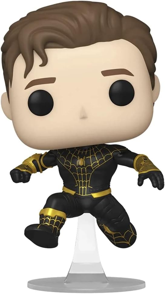 FIGURA FUNKO POP MARVEL SPIDER-MAN NO WAY HOME ENMASCARADO NEGRO Y DORADO - 1