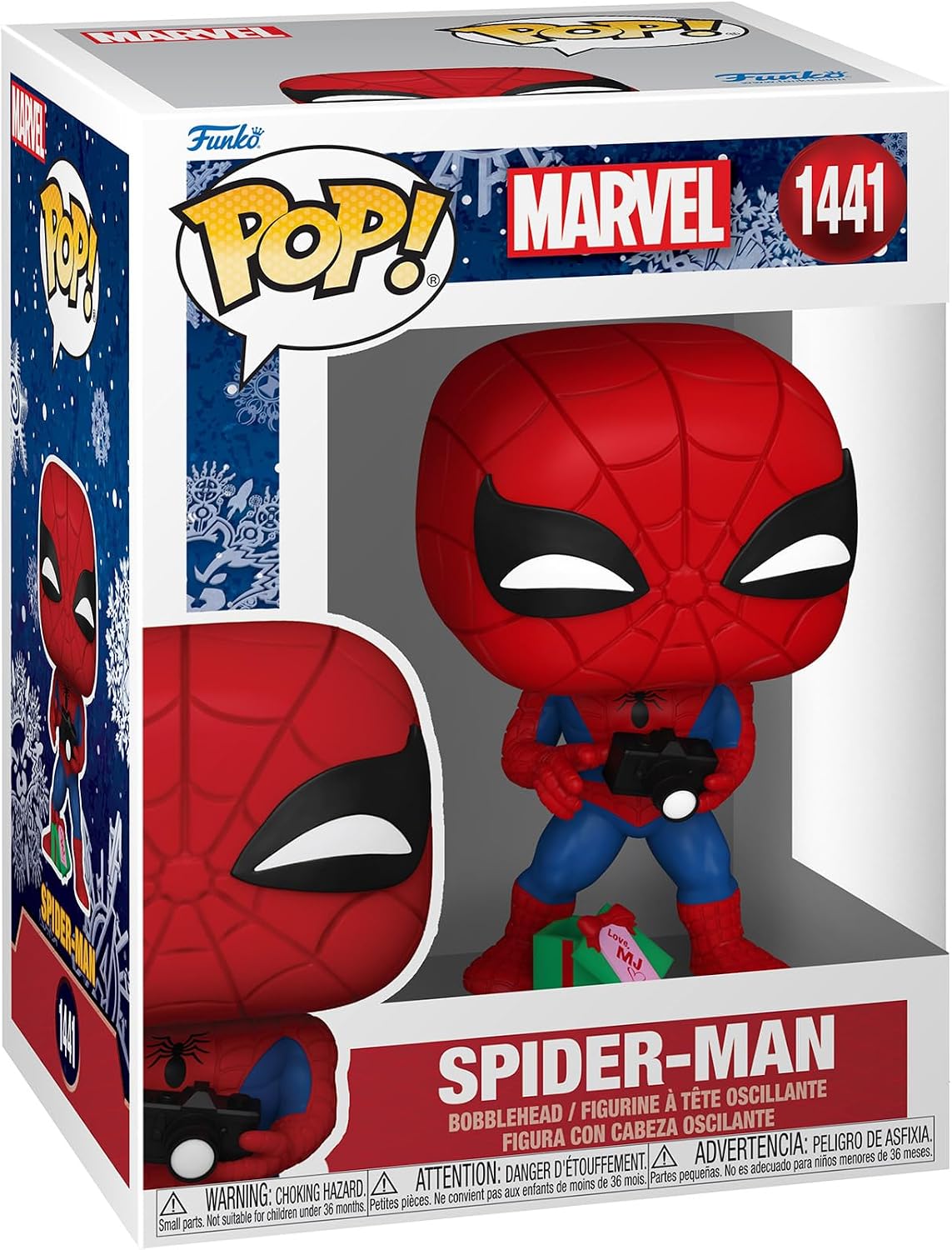 FIGURA COLECCIONABLE FUNKO POP! MARVEL SPIDER-MAN WITH OPEN GIFT - 1