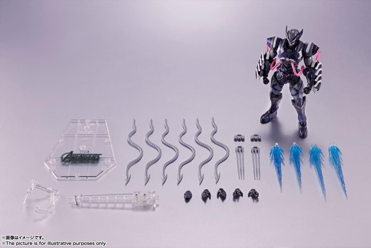 FIGURA DE ACCIÓN S.H.FIGUARTS TECH-ON AVENGERS VENOM SYMBIOTE WOLVERINE - 5