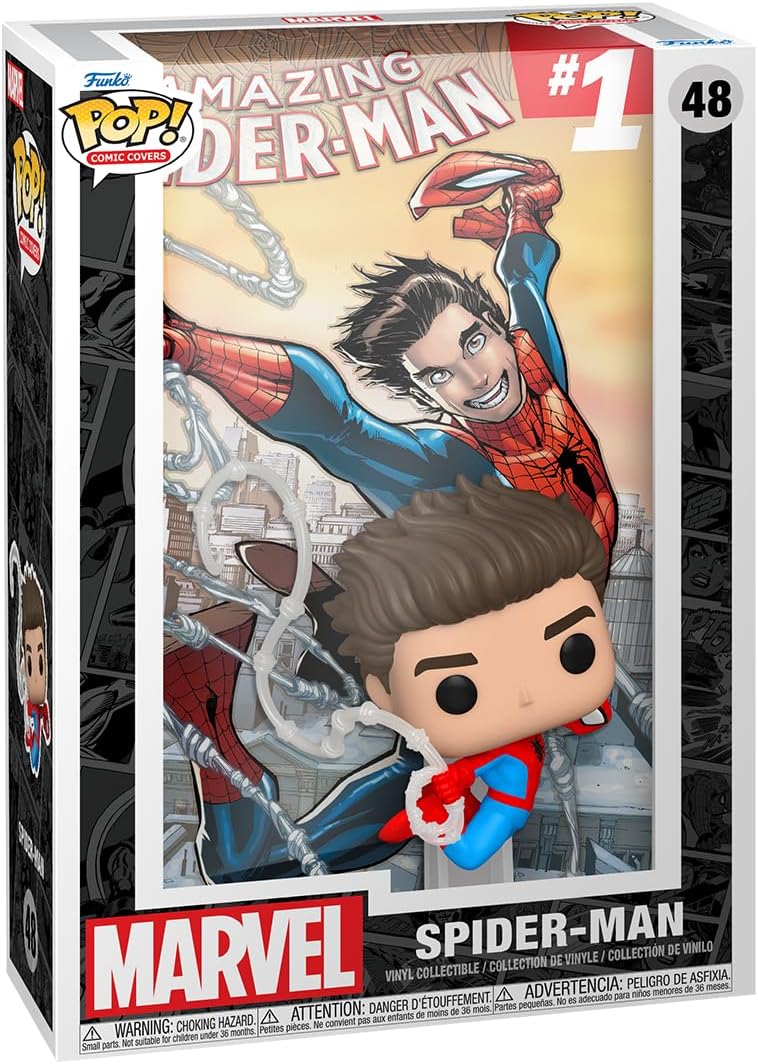 FIGURA COLECCIONABLE FUNKO POP! COMIC COVER AMAZING SPIDER-MAN NO. 1 - 1
