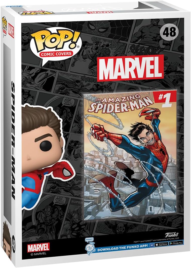 FIGURA COLECCIONABLE FUNKO POP! COMIC COVER AMAZING SPIDER-MAN NO. 1 - 3