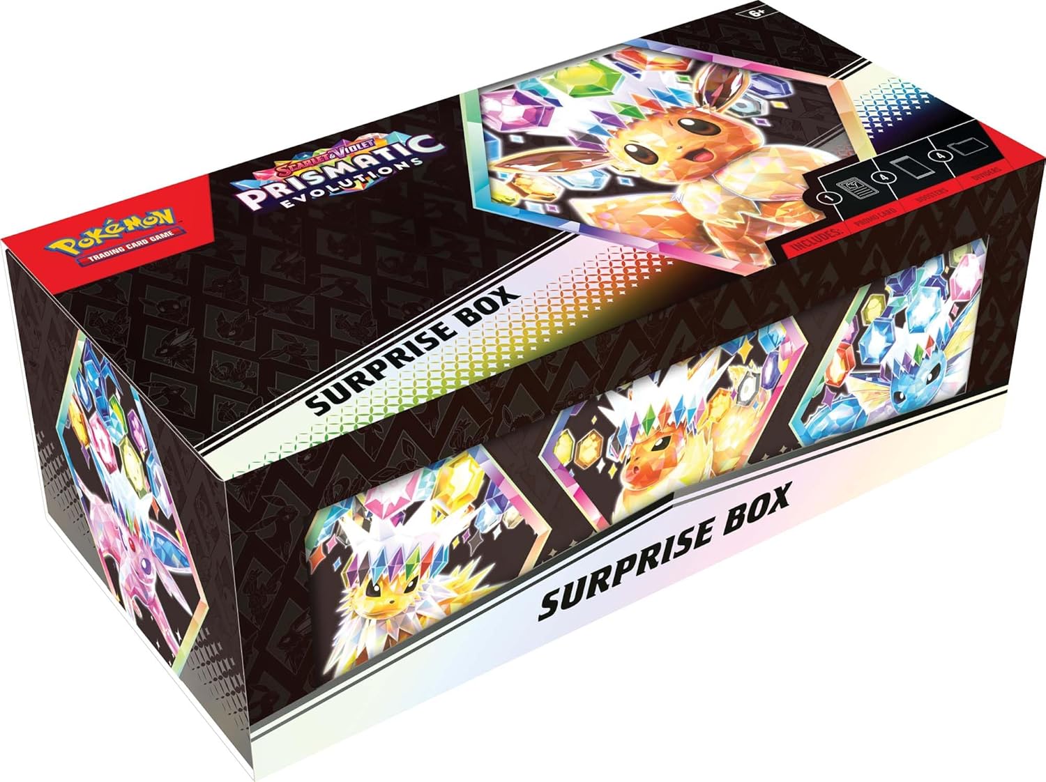 CARTAS POKÉMON TCG SCARLET Y VIOLET PRISMATIC EVOLUTIONS SURPRISE BOX - 1
