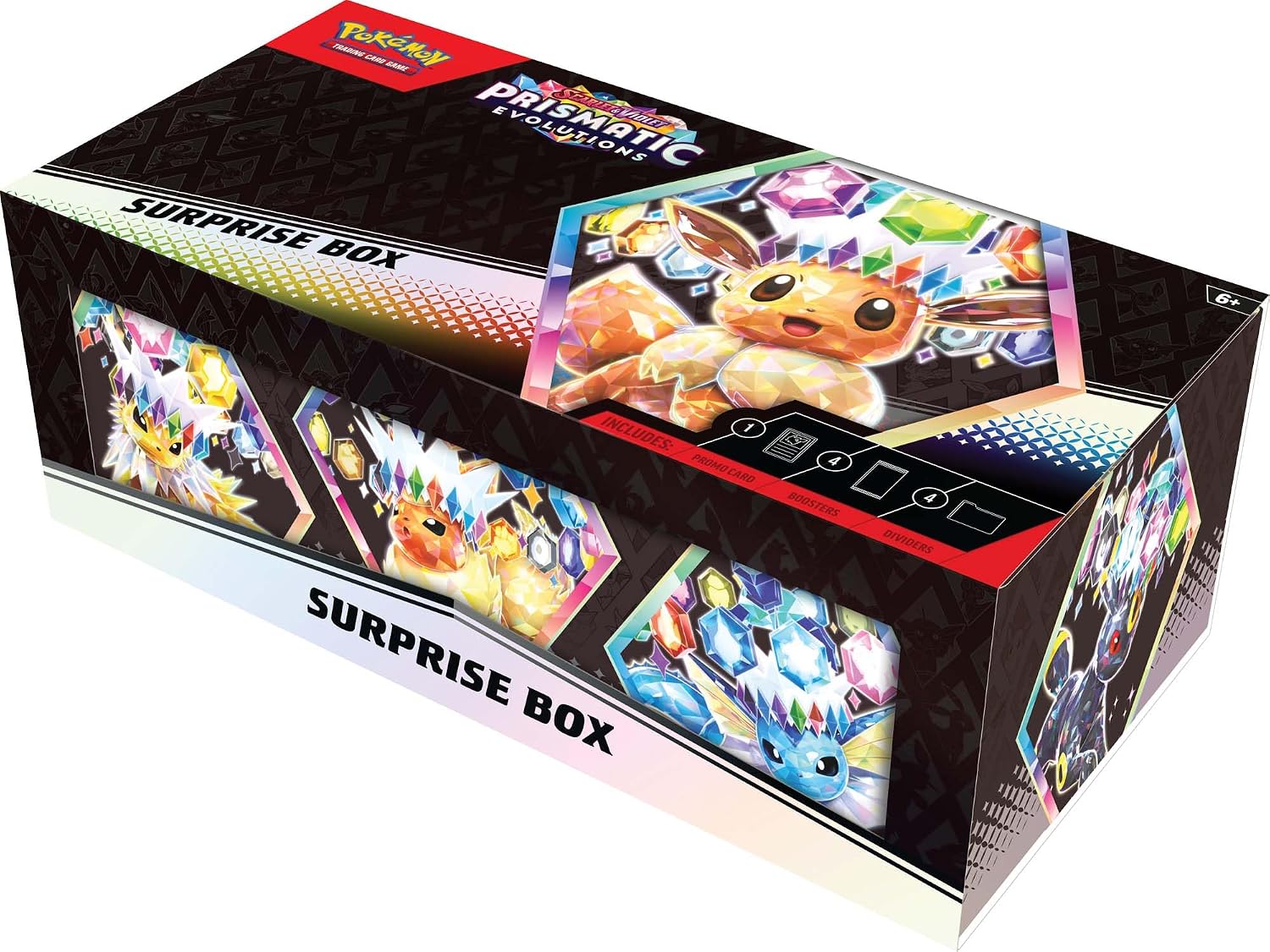 CARTAS POKÉMON TCG SCARLET Y VIOLET PRISMATIC EVOLUTIONS SURPRISE BOX - 2