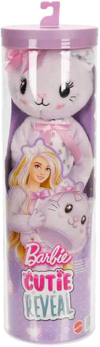 MUÑECA BARBIE CUTIE REVEAL CUDDLY SERIES GATITO CON 10 SORPRESAS - 4