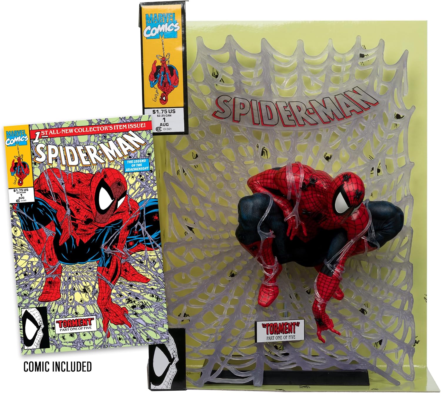 FIGURA DE ACCIÓN SPIDER-MAN 1:6 MCFARLANE TOYS CON ESCENA Y BASE - 1