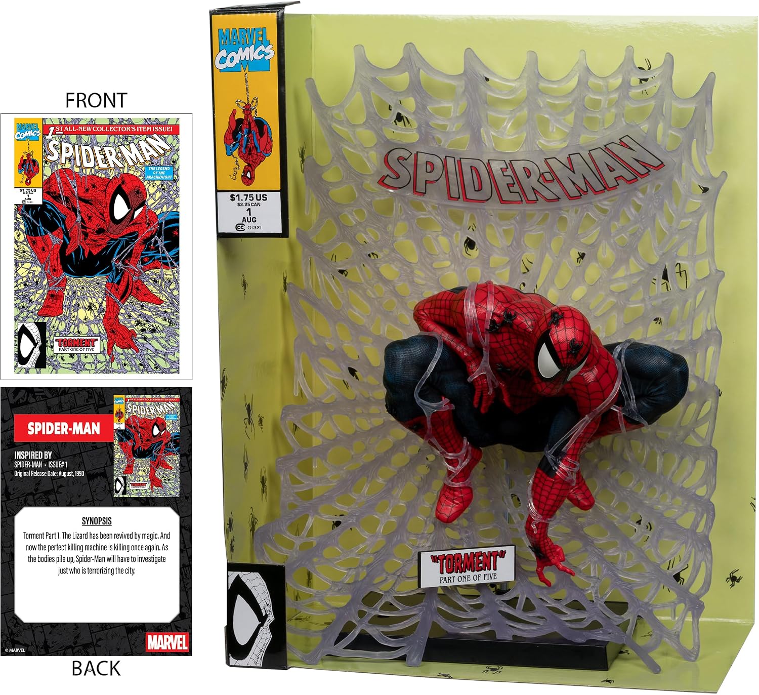 FIGURA DE ACCIÓN SPIDER-MAN 1:6 MCFARLANE TOYS CON ESCENA Y BASE - 2
