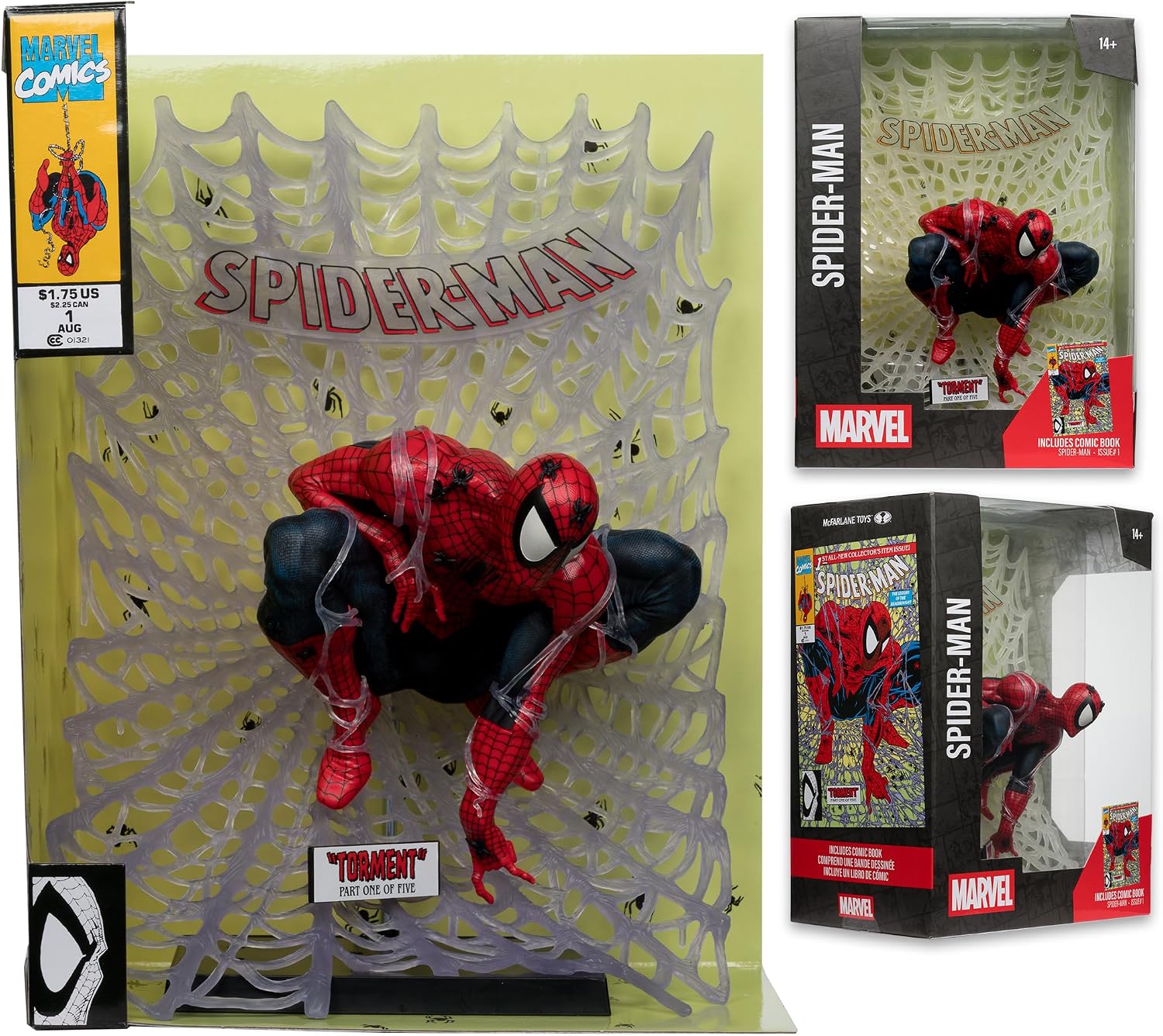 FIGURA DE ACCIÓN SPIDER-MAN 1:6 MCFARLANE TOYS CON ESCENA Y BASE - 4