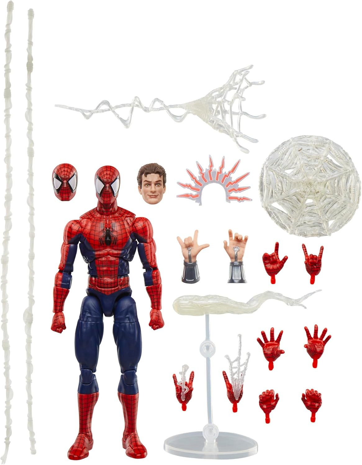 FIGURA DE ACCIÓN SPIDER-MAN MARVEL LEGENDS MAXIMUM SERIES 6 PULGADAS - 1